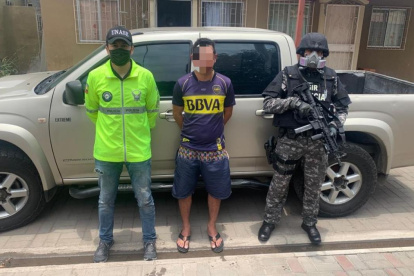 El sospechoso del delito de extorsión fue detenido el 23 de septiembre de 2020, tras dos meses de investigación de la Unase.