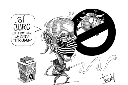 La primera tarea: destruir el virus.