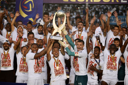 Liga de Quito venció a Delfín en la primera edición de la Supercopa.