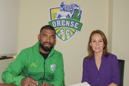 Gabriel Achilier es la última incorporación de Orense para esta temporada.