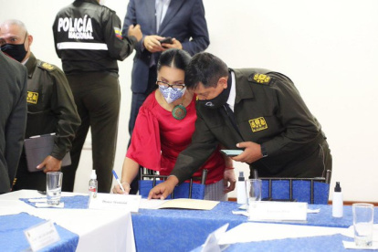 Las autoridades del CNE mantienen reuniones con varias entidades que darán apoyo al proceso electoral.