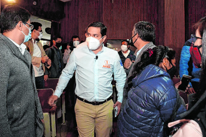 La semana pasada, Andrés Araiza ratificó que no cumplirá el acuerdo con el FMI.

Gustavo Guaman. Quito 02 de Diciembre de 2020 Agencia(ag-extra ag-expreso-ag-quito)