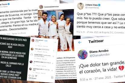 Múltiples famosos han expresado su pesar por medio de redes sociales