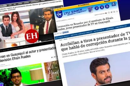 El asesinato del presentador ha trascendido fronteras.