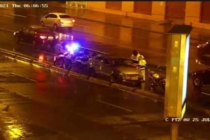 Hecho. Uno de los accidentes se registró en la avenida 25 de Julio, al sur de la ciudad.