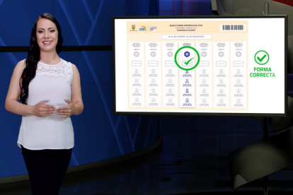 Ahora el voto en plancha es el válido en las listas para la Asamblea Nacional y el Parlamento Andino.