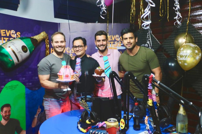 Juan Carlos Román, Daniel Zea, Danilo Rosero y Efraín Ruales (+).