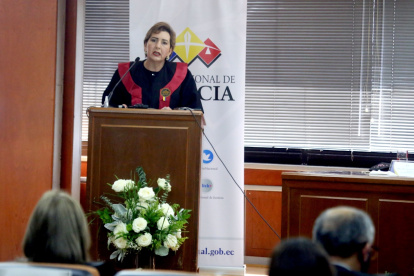 Periodo. Paulina Aguirre culminó sus tres años de presidenta de la Corte y su periodo como jueza nacional.