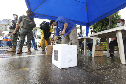 El Consejo Nacional Electoral realizó el 24 de enero un simulacro de las elecciones generales del 7 de febrero.