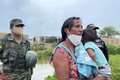 La venezolana Soani Martínez describió los momentos duros vividos al tratar de cruzar hacia el Perú.