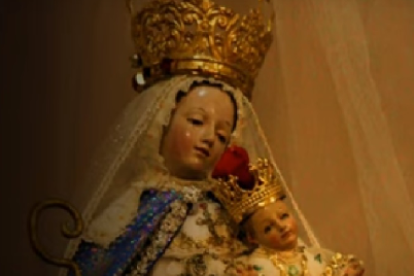 Figura. La escultura que permanece en el monasterio es admirada por creyentes locales y extranjeros.