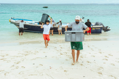 La reactivación del turismo en las islas Galápagos comenzó recién en agosto pasado. Hubo meses en los que no hubo ni un solo visitante.