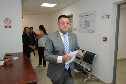 Postulante. Iván Saquicela también es precandidato a la Presidencia de la Corte.