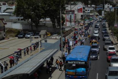 En las parroquias rurales se registraron aglomeraciones para votar.