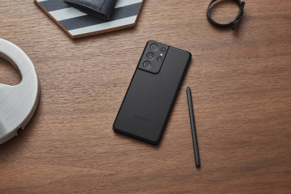 El nuevo Galaxy S21 Ultra 5G viene acompañado de S Pen.