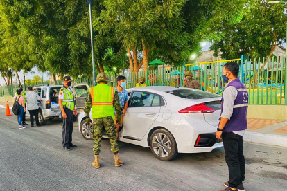 Uno de los operativos que la Policía Nacional realiza para reducir la inseguridad.