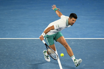 Novak Djokovic tuvo que realizar un esfuerzo extra para superar a Milos Raonic.