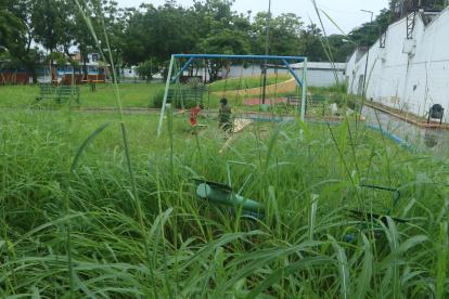 Este es el panorama que se refleja en algunas áreas verdes de La Floresta 1, en el sur de la ciudad.