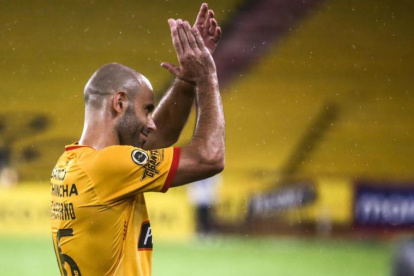 Javier Mascherano fue la estrella invitada en la tradicional Noche Amarilla.