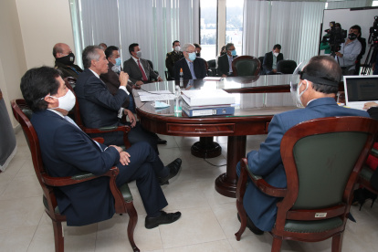 En la última reunión de Isspol y Jorge Chérrez no se logró un acuerdo.