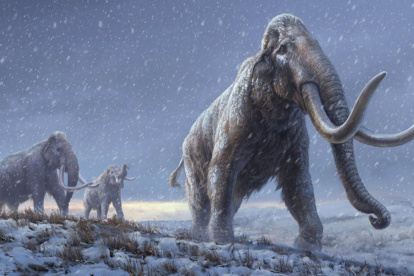 Ilustración. El ADN más antiguo del mundo revela cómo evolucionaron los mamuts.