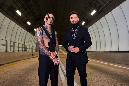Rauw Alejandro y Luis Fonsi.