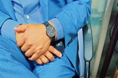 Medida. El alcalde Jorge Yunda recibió el grillete electrónico como parte de las medidas dispuestas por la Corte de Pichincha.