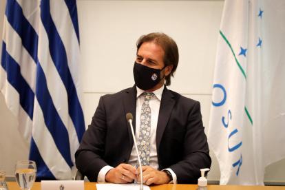 El presidente de Uruguay, Luis Lacalle Pou.