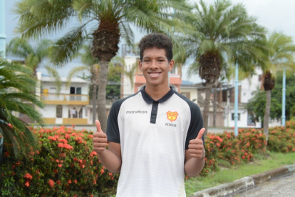 Kevin Bueno es de los atletas más prometedores en Ecuador.