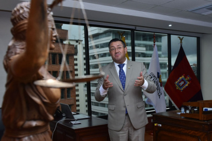 Iván Saquicela es el presidente de la Corte Nacional de Justicia