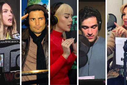 Cantantes y actores que han interpretado a personajes animados