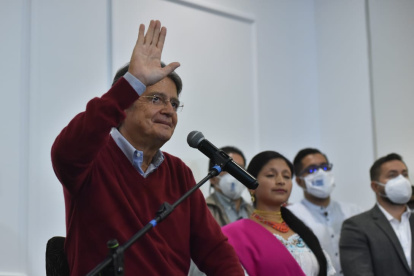 El candidato de la alianza CREO- PSC, Guillermo Lasso, agradeció este 22 de febrero de 2021 a Quito y Pichincha por la votación alcanzada el 7 de febrero.