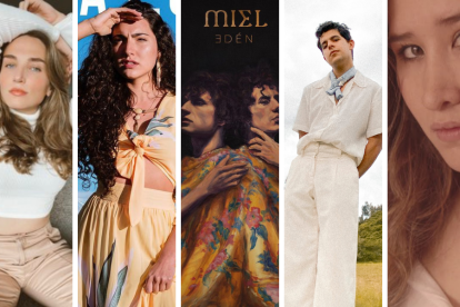 Camila Pérez, Shalom Mendieta, Miel, Nicolás Pozo y Cris Alcívar.