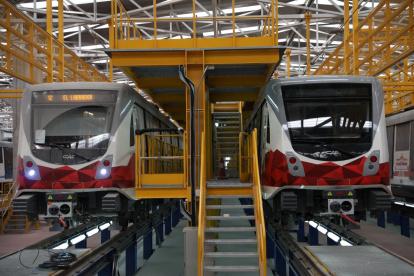 La obra del Metro de Quito avanza.
