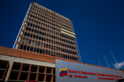 Fotografía del 18 de febrero del 2020 donde se observa el edificio del Ministerio de Comunicación e Información, en Caracas (Venezuela).