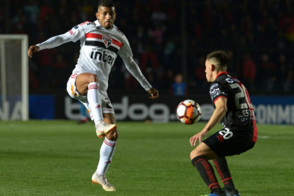 El delantero ecuatoriano Joao Rojas arribó a Sao Paulo en la temporada 2018.