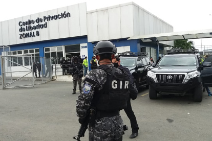 Centro de privación de libertad zonal 8, situada en el norte de Guayaquil.