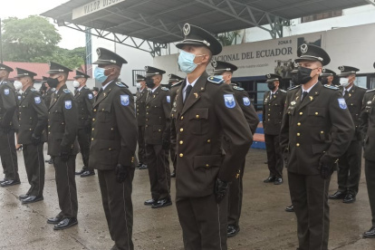 Personal. 512 uniformados llegaron al distrito Guayaquil.