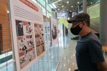 Presentación. La muestra retrata la historia del popular personaje Condorito.