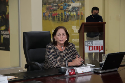 Anuncio. La ministra de Educación Monserrat Creamer informó del retorno semipresencial de las unidades educativas de la zona rural.