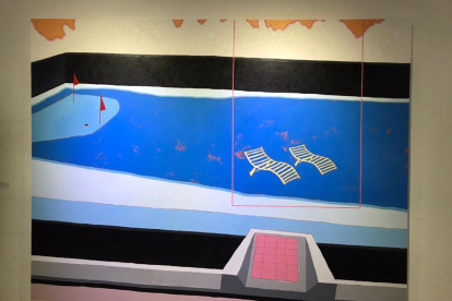 La muestra es parte de la serie "La percepción visual es circunscrita (?)" de la artista.