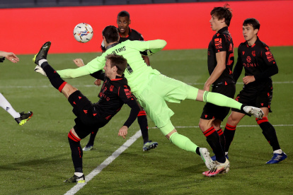 Real Sociedad lució mejor durante el segundo tiempo y estuvo en ventaja. No pudo sosteneral