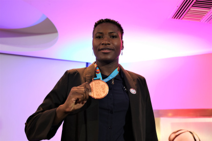 El 1 de febrero pasado la boxeadora recibió del Comité Olímpico Ecuatoriano la medalla de bronce de los Juegos de Lima que le fue reasignada.