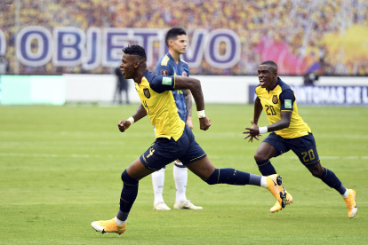 La selección ecuatoriana marcha bien en la eliminatoria.