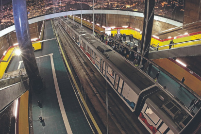 El metro funcionaría en febrero del próximo año.