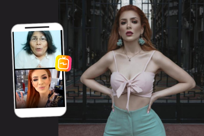María Fernanda Ríos estreno el segmento digital "Cuarto de hora" en el Instagram de @revista.expresiones.