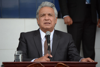 Lenín Moreno, presidente de Ecuador.