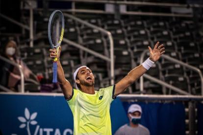 Roberto Quiroz le sigue dando alegrías al tenis ecuatoriano.