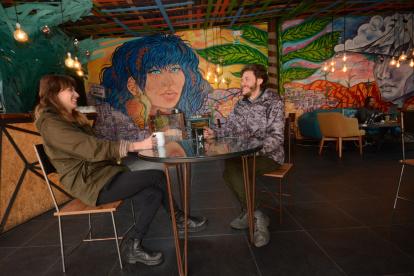 El proyecto ‘Apropiarte’ obtuvo fondos participativos del Cabildo. Una parte consistía en la elaboración de murales en paredes de La Mariscal.