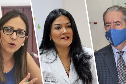 Los tres ministros de Salud que han pasado por el Gobierno de Lenín Moreno